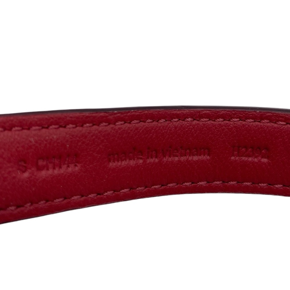Coach Small Pet Collar Signature Canvas Brown Bold Red Leather Choker Designer - Picture 7 of 8